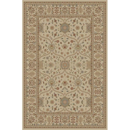 Rlm Distribution 7 ft. 10 in. x 9 ft. 10 in. Jewel Voysey Tonel - Ivory HO2545884